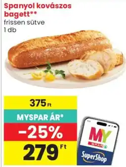 Spar Market Spanyol kovászos bagett ajánlat