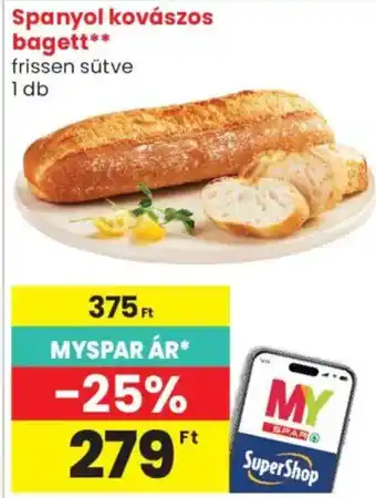 Spanyol kovászos bagett