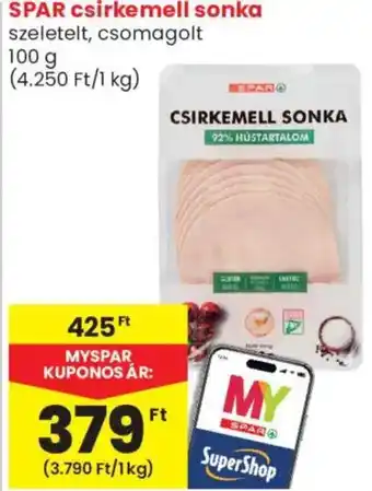 Spar csirkemell sonka
