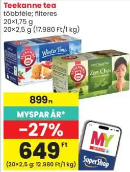 Spar Market Teekanne tea ajánlat