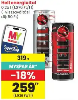 Spar Market Hell energiailtal ajánlat