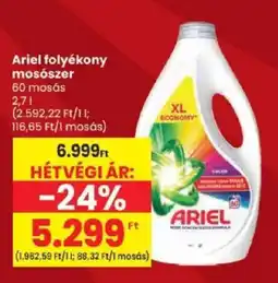 Spar Ariel folyékony mosószer ajánlat