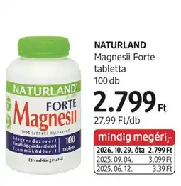 DM Naturland magnesii forte tabletta ajánlat
