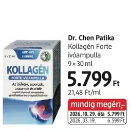 DM Dr. Chen Patika Kollagén Forte ivóampulla ajánlat