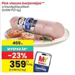 Spar Pick viaszos borjúmájas ajánlat