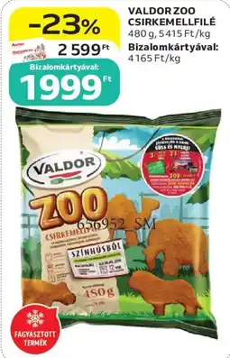 Auchan Valdor zoo csirkemellfilé ajánlat