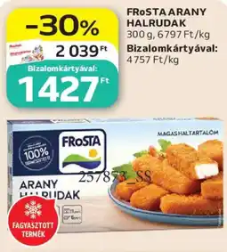 Auchan Frosta arany halrudak ajánlat