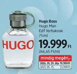 DM hugo boss hugo man ajánlat