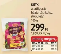DM Detki állatfigurás háztartási keksz ajánlat