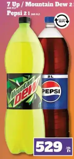 Vil-For 7up mountain dew pepsi ajánlat