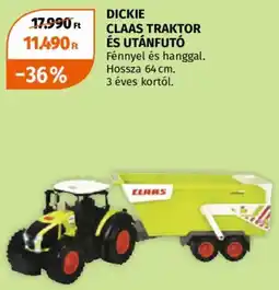 Müller Dickie Claas traktor és utánfutó ajánlat