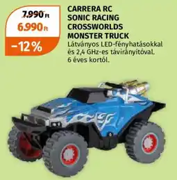 Müller Carrera rc sonic racing crossworlds monster truck ajánlat