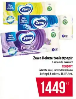 Coop Zewa deluxe toalettpapír ajánlat