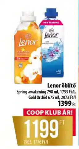 Coop Lenor öblítő ajánlat