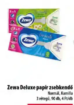 Coop Zewa Deluxe papír zsebkendő ajánlat