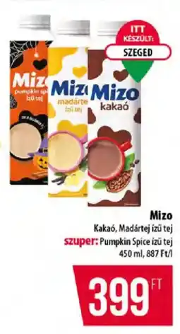 Coop Mizo ízű tej ajánlat