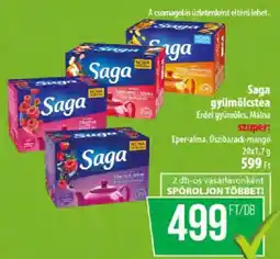 Coop Saga gyümölcs tea ajánlat