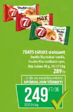 Coop 7days töltött croissant ajánlat