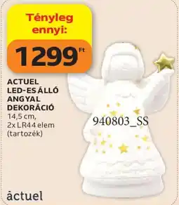 Auchan Actuel led-es álló angyal dekoráció ajánlat