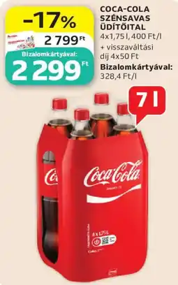 Auchan Coca-cola szénsavas üdítőital ajánlat