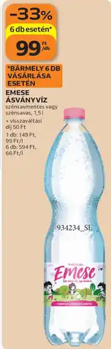 Auchan Emese ásványvíz ajánlat