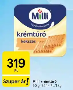 Tesco Milli krémtúró ajánlat