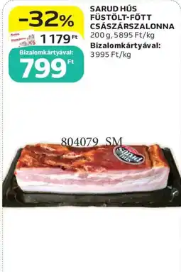 Auchan Sarud hús füstölt-főtt császárszalonna ajánlat