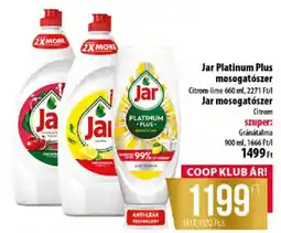 Coop Jar mosogatószer ajánlat