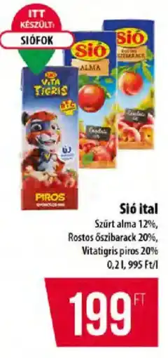 Coop Sió ital ajánlat