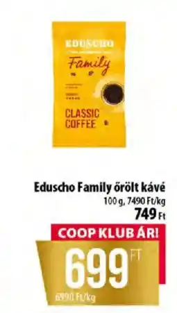 Coop Eduscho family örölt kávé ajánlat