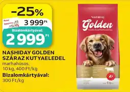 Auchan Nashiday golden száraz kutyaeledel ajánlat