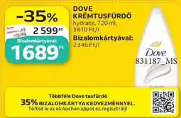 Auchan Dove krémtusfürdő ajánlat