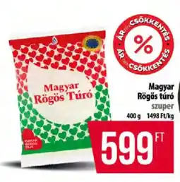 Coop Magyar Rögös Túró ajánlat