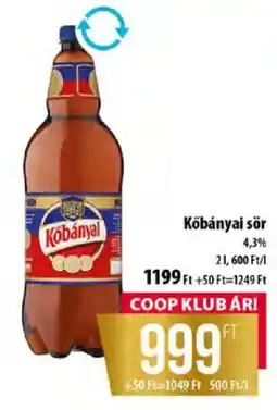 Coop Kőbányai sör ajánlat