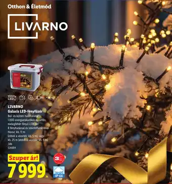 Livarno galaxis led-fényfüzér