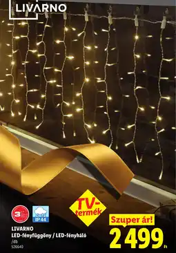 Lidl Livarno led-fényfüggöny / led-fényháló ajánlat