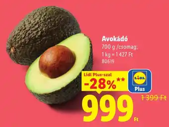 Lidl avokádó