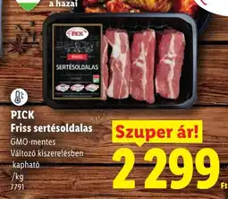 Lidl Pick sertésoldalas ajánlat
