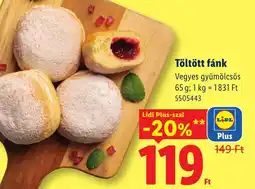 Lidl Lidl töltött fánk ajánlat