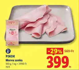 Lidl Pikok morva sonka ajánlat