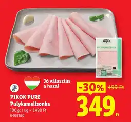 Lidl Pikok pure pulykamellsonka ajánlat
