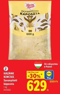 Lidl Hazánk kincsei savanyított káposzta ajánlat