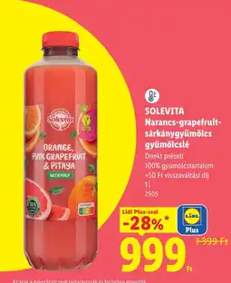 Lidl Solevita gyümölcsle ajánlat