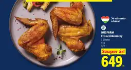 Lidl HüsFarm friss csirkeszárny ajánlat