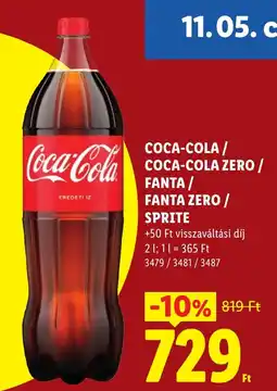 Lidl Coca-Cola ajánlat