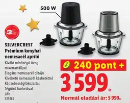 Lidl Silvercrest prémium konyhai nemesacél aprító ajánlat