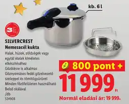 Lidl Silvercrest nemesacél kukta ajánlat