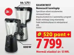 Lidl Silvercrest nemesacél turmixgép ajánlat