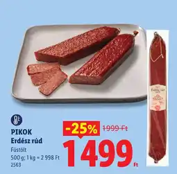 Lidl Pikok erdész rúd ajánlat