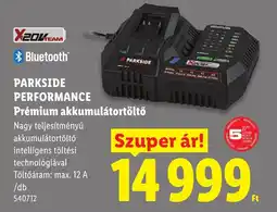 Lidl Parkside performance akkumulátortöltő ajánlat